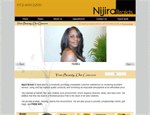 Tablet Screenshot of nijirabraids.com